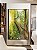 Quadro Vertical Copa de Árvore Natureza Luzes do Sol Folhas Verdes Arte Canvas Moldura - Imagem 2