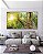 Trio de Quadros Estilizados Copa de Árvore Natureza Luzes do Sol Folhas Verdes Arte Canvas Moldura - Imagem 2