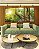 Trio de Quadros Estilizados Copa de Árvore Natureza Luzes do Sol Folhas Verdes Arte Canvas Moldura - Imagem 3