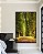 Quadro Vertical Estrada Árvores Natureza Banco Calmaria Arte Canvas Moldura - Imagem 4