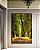 Quadro Vertical Estrada Árvores Natureza Banco Calmaria Arte Canvas Moldura - Imagem 1