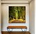 Quadro Quadrado Estrada Árvores Natureza Banco Calmaria Arte Canvas Moldura - Imagem 3