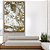 Quadro Vertical Abstrato Efeito Mármore Dourado Bronze Cinza Arte Canvas Moldura - Imagem 4
