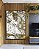 Quadro Vertical Abstrato Efeito Mármore Dourado Bronze Cinza Arte Canvas Moldura - Imagem 2