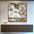 Quadro Quadrado Abstrato Efeito Mármore Dourado Bronze Cinza Arte Canvas Moldura - Imagem 3