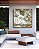 Quadro Quadrado Abstrato Efeito Mármore Dourado Bronze Cinza Arte Canvas Moldura - Imagem 1
