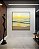 Quadro Quadrado Nascer do Sol na Praia de Mar Calmo Turquesa Arte Canvas Moldura - Imagem 1