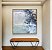 Quadro Quadrado Mar Azul e Praia com Pedras Natureza Arte Canvas Moldura - Imagem 2