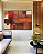 Duo de Quadros Abstrato Vermelho Laranja Marrom com Efeito Arte Canvas Moldura - Imagem 2