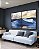 Duo de Quadros Mar Azul Vivo Ondas Leves e Céu Claro Natureza Arte Canvas Moldura - Imagem 4