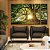Trio de Quadros Estilizados Árvores da Vida Sob a Luz do Sol Natureza Arte Canvas Moldura - Imagem 3