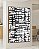 Quadro Vertical Abstrato Preto e Branco Efeito Pintura Arte Canvas Moldura - Imagem 3