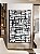 Quadro Vertical Abstrato Preto e Branco Efeito Pintura Arte Canvas Moldura - Imagem 4