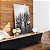 Quadro Vertical Árvores em Preto e Branco Natureza Arte Canvas Moldura - Imagem 5