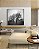 Quadro Quadrado Árvores em Preto e Branco Natureza Arte Canvas Moldura - Imagem 5