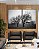 Duo de Quadros Árvores em Preto e Branco Natureza Arte Canvas Moldura - Imagem 3