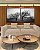 Duo de Quadros Quadrados Árvores em Preto e Branco Natureza Arte Canvas Moldura - Imagem 3