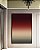 Quadro Vertical Abstrato Degradê Vermelho Vinho Bege Cinza Arte Canvas Moldura - Imagem 3