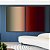 Duo de Quadros Abstrato Degradê Vermelho Vinho Bege Cinza Arte Canvas Moldura - Imagem 4