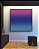 Quadro Quadrado Abstrato Degradê Azul Petróleo Rosa Arte Canvas Moldura - Imagem 3