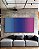 Trio de Quadros Abstrato Degradê Azul Petróleo Rosa Arte Canvas Moldura - Imagem 2