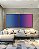 Duo de Quadros Quadrados Abstrato Degradê Azul Petróleo Rosa Arte Canvas Moldura - Imagem 2