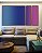 Trio de Quadros Estilizados Abstrato Degradê Azul Petróleo Rosa Arte Canvas Moldura - Imagem 1