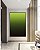 Quadro Vertical Abstrato Degradê Tons Verde Claro Verde Escuro e Marrom Arte Canvas Moldura - Imagem 1