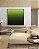 Quadro Quadrado Abstrato Degradê Tons Verde Claro Verde Escuro e Marrom Arte Canvas Moldura - Imagem 5