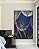 Quadro Vertical Flor Dente de Leão Tons de Cobre e Azul Natureza Arte Canvas Moldura - Imagem 3