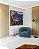 Quadro Quadrado Flor Dente de Leão Tons de Cobre e Azul Natureza Arte Canvas Moldura - Imagem 5