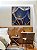 Quadro Quadrado Flor Dente de Leão Tons de Cobre e Azul Natureza Arte Canvas Moldura - Imagem 4