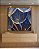 Quadro Quadrado Flor Dente de Leão Tons de Cobre e Azul Natureza Arte Canvas Moldura - Imagem 1