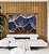 Duo de Quadros Flor Dente de Leão Tons de Cobre e Azul Natureza Arte Canvas Moldura - Imagem 3