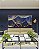 Duo de Quadros Quadrados Flor Dente de Leão Tons de Cobre e Azul Natureza Arte Canvas Moldura - Imagem 4