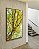 Quadro Vertical Árvore com Folhas Verde Claro e Céu Limpo Turquesa Arte Canvas Moldura - Imagem 2