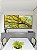 Duo de Quadros Quadrados Árvore com Folhas Verde Claro e Céu Limpo Turquesa Arte Canvas Moldura - Imagem 4