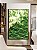 Quadro Vertical Abstrato Ondulado em Tons de Verde Arte Canvas Moldura - Imagem 5
