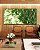 Trio de Quadros Estilizados Abstrato Ondulado em Tons de Verde Arte Canvas Moldura - Imagem 2