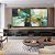 Duo de Quadros Quadrados Abstrato Em tons de Turquesa Verde e Dourado Arte Canvas Moldura - Imagem 5