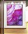Quadro Vertical Abstrato Rosa Lilás e Dourado Arte Fluída Canvas Moldura - Imagem 5
