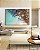 Quadro Horizontal Mar Turquesa Cristalino com Praia Areia Pedras Canvas Moldura - Imagem 5