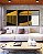 Trio de Quadros Abstrato Geométrico Linear Preto Dourado Branco Canvas - Imagem 3