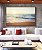 Quadro Horizontal Pôr do Sol Sereno na Praia Mar Tons Dourados Canvas Moldura - Imagem 5