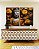 Duo de Quadros Buda Imponente Flores Amarelas Folhas Marrons Canvas Moldura - Imagem 3