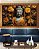Trio de Quadros Estilizados Buda Imponente Flores Amarelas Folhas Marrons Canvas Moldura - Imagem 1