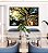 Quadro Horizontal Árvore Folhas Verdes Céu Azul Turquesa Canvas Moldura - Imagem 3