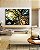 Quadro Horizontal Árvore Folhas Verdes Céu Azul Turquesa Canvas Moldura - Imagem 4