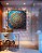 Quadro Quadrado Mandala Floral Azul Dourado Laranja Telha Canvas Moldura - Imagem 4