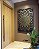 Quadro Vertical Mandala Floral Dourado Cinza Preto Canvas Moldura - Imagem 3